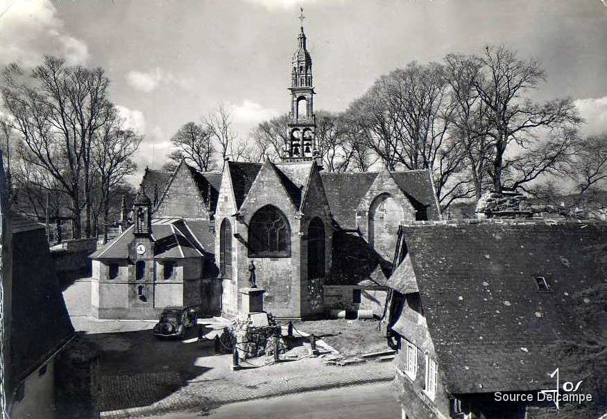 29 Le Faou L Abside de l Eglise 1958.jpg